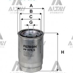 YAKIT FİLTRESİ (MAZOT) TUCSON 15= 2.0 / IX-20 1.4 / 1.6 DİZEL / SPORTAGE 16= 2.0